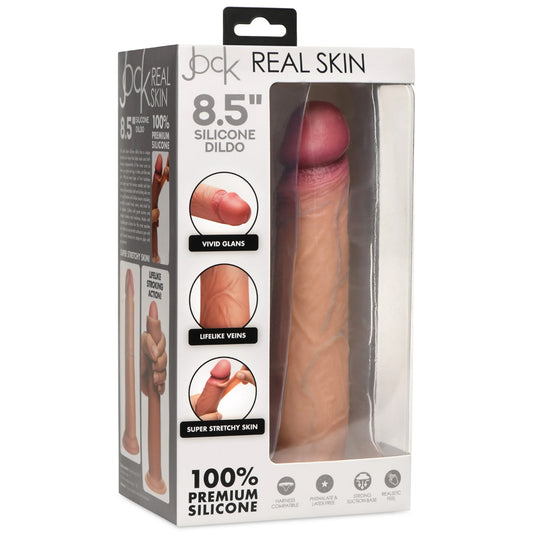 Jock Real Skin 8.5" Silicone Dildo Medium