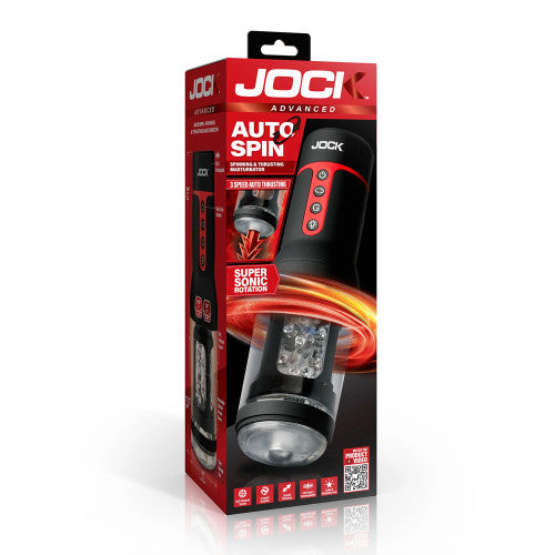 Jock Auto Spin Spinning & Thrusting Masturbator – Interactive Male Toy with Realistic Motion