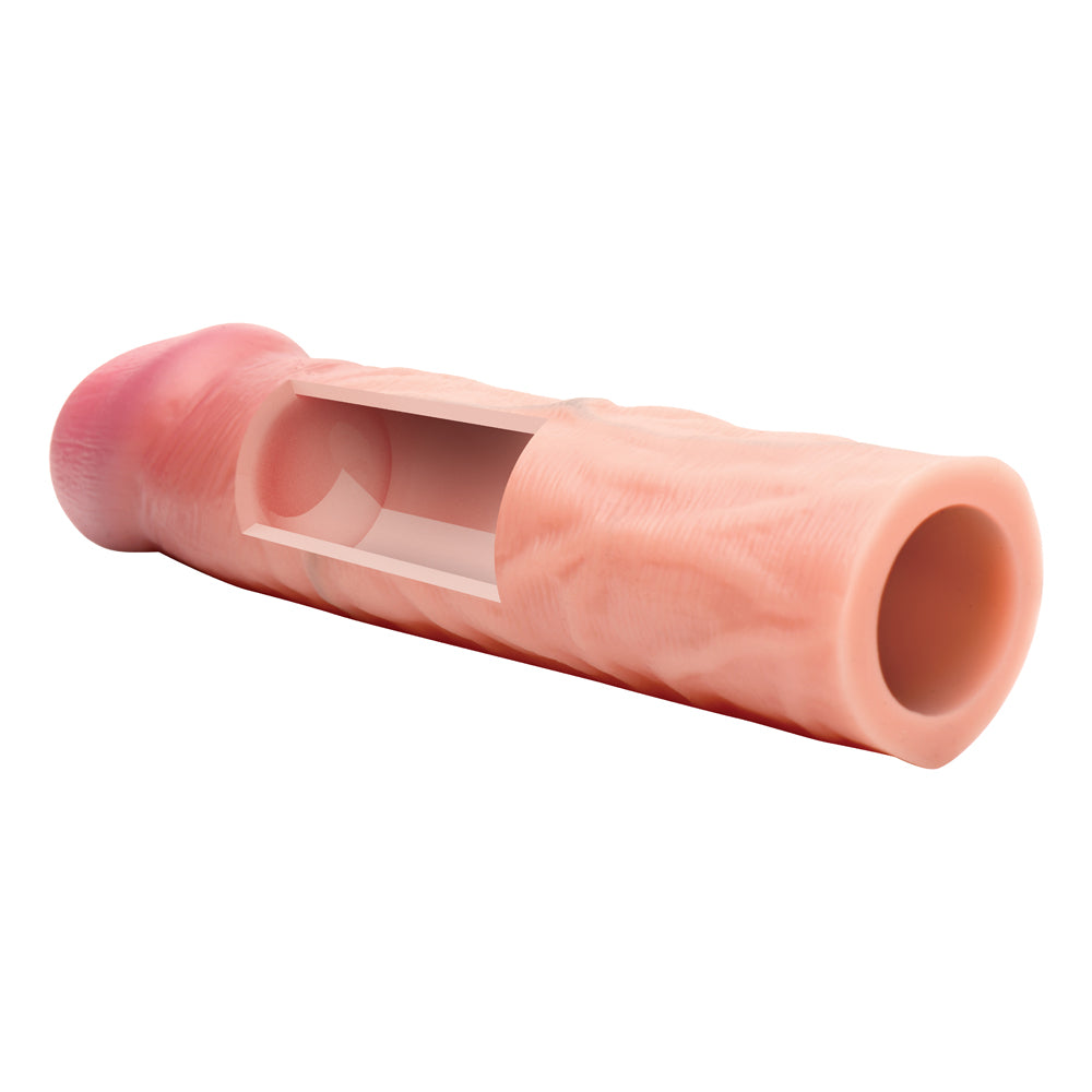 Jock Enhancers 1.5" Silicone Penis Extension Sleeve Light