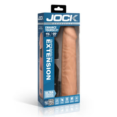 Jock Enhancers Vibrating Penis Extension W/ Remote Light