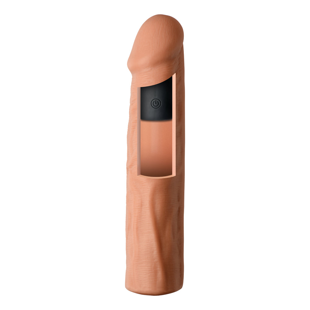 Jock Enhancers Vibrating Penis Extension W/ Remote Medium