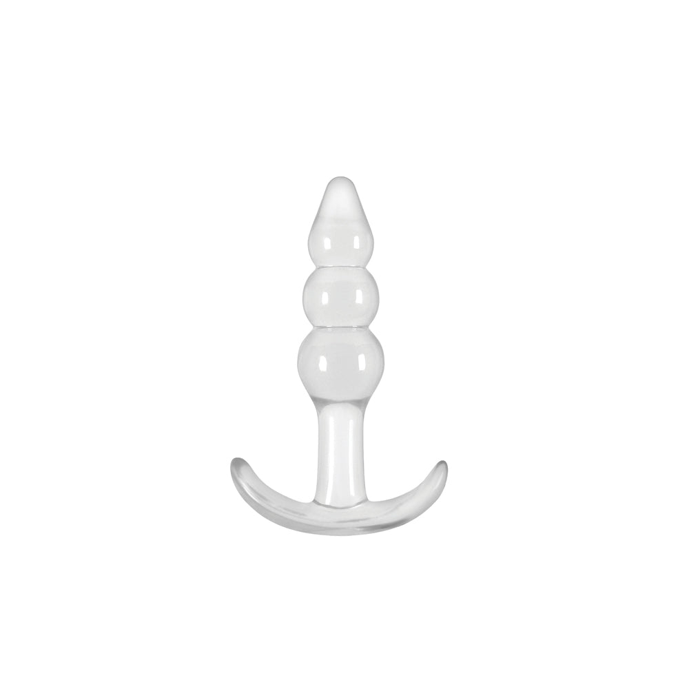 Jelly Rancher T-Plug Ripple Clear Anal Plug