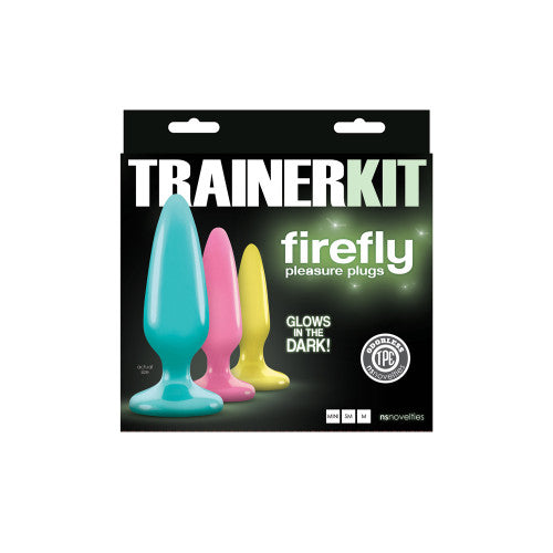 Firefly Trainer Butt Plug Kit – Multicolor Glow-in-the-Dark Set for Comfortable and Gradual Training