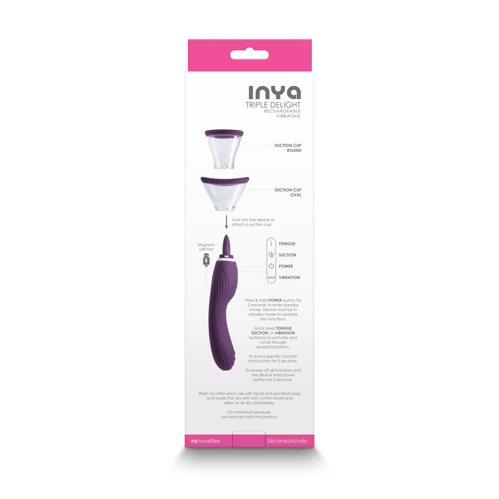 Inya Triple Delight Purple Flowering Plant