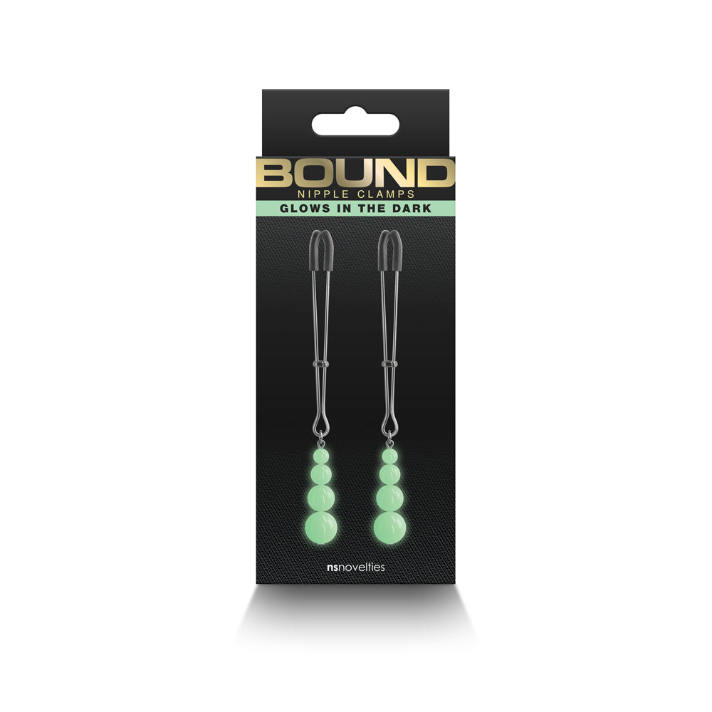 Bound Nipple Clamps G2 Gunmetal – Adjustable BDSM Nipple Clamp Set