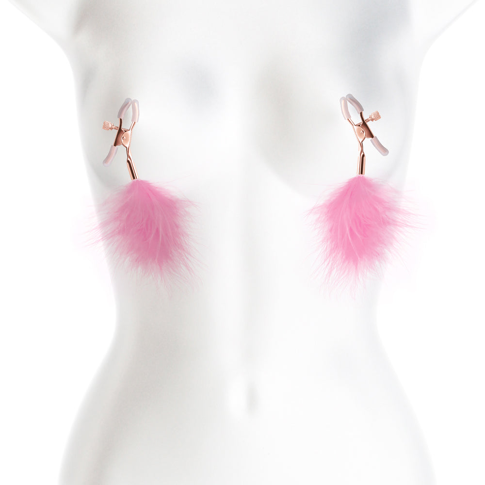 Bound Nipple Clamps F1 Pink – BDSM Nipple Clips