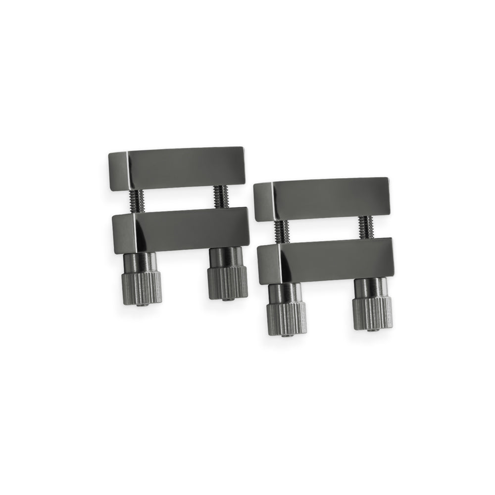 Bound Nipple Clamps V1 Gunmetal – BDSM Metal Nipple Clamp