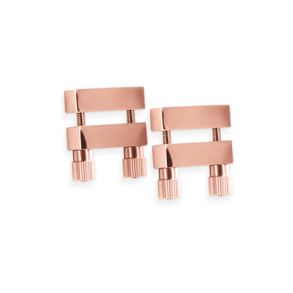 Rose Gold Bound Nipple Clamps V1 – BDSM Toy