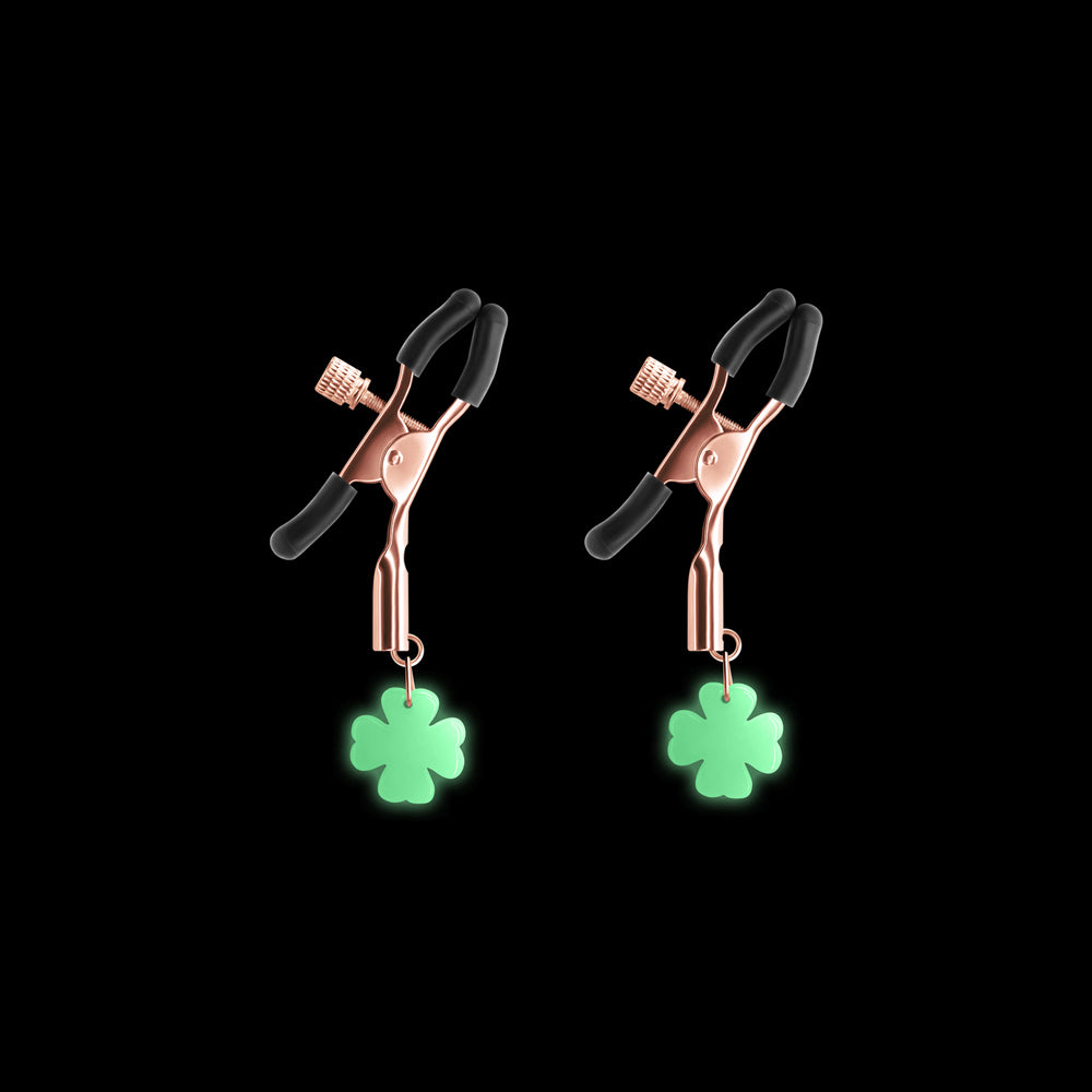 Bound Nipple Clamps - Rose Gold, Model G4