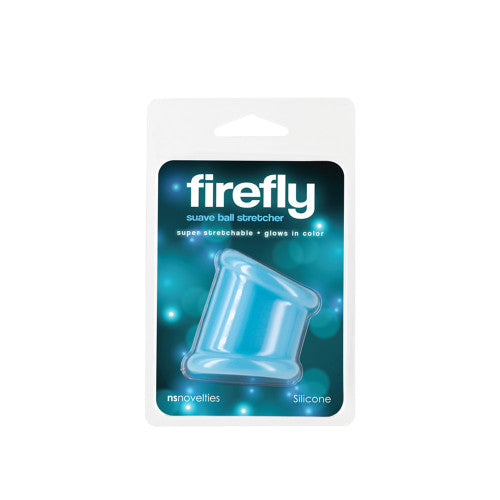 Firefly Suave Ball Stretcher – Glow-in-the-Dark Stretchy Ring for Gentle Testicular Play
