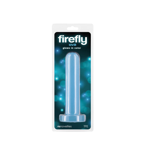 Firefly Thrill Blue – Glow-in-the-Dark Dildo Made of Body-Safe TPE for Luminous Pleasure
