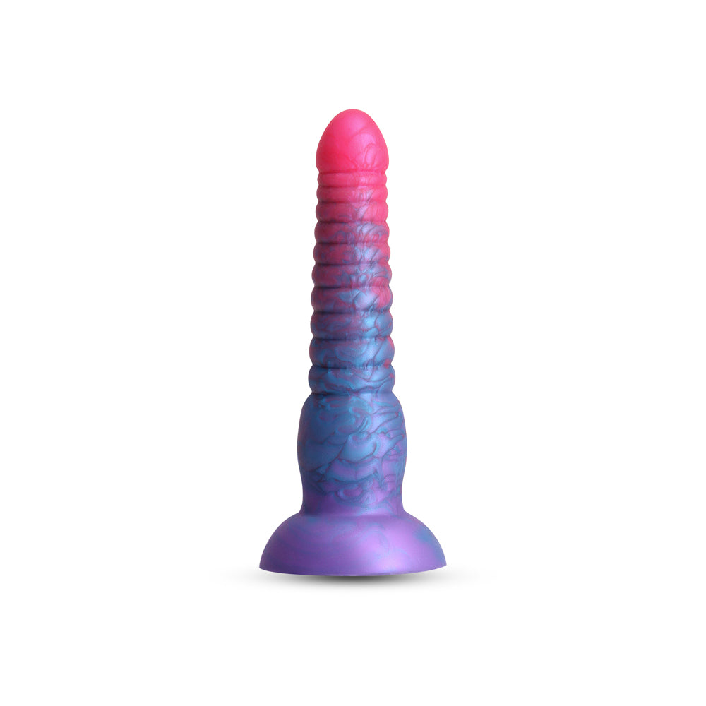Colours Stacked 6" Dildo Pink/Blue