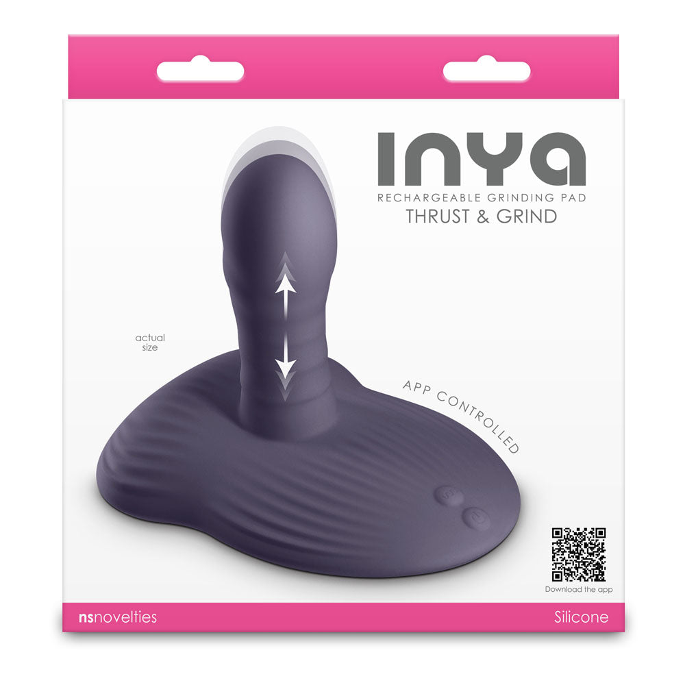 Inya Thrust & Grind Gray – Dual-Action Thrusting and Grinding Vibrator for Intense Pleasure