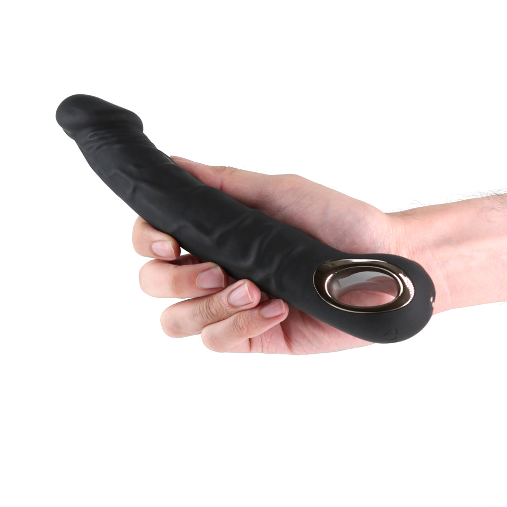 Renegade Rimmer Black – Rotating Vibrating Anal Plug for Prostate Stimulation