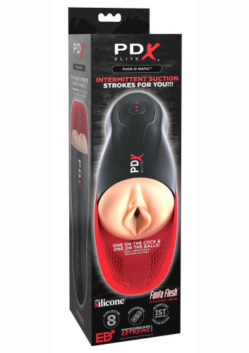 PDX Elite Fuck-O-Matic Stroker Rechargeable Masturbator - Intense & Powerful Pleasure