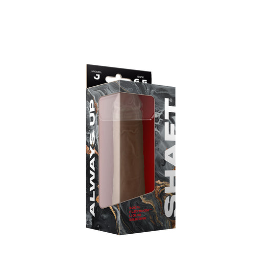 Model J Shaft 6.5'' Liquid Silicone Dong Oak
