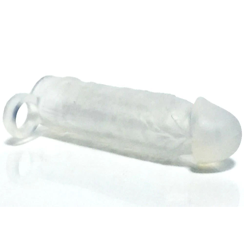 Clear Meaty Cock Extender - Transparent Penis Extension Sleeve
