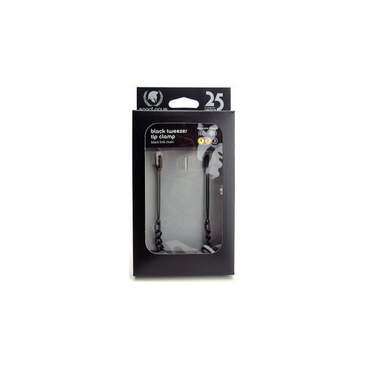Black Tweezer Clamp W/ Link Chain