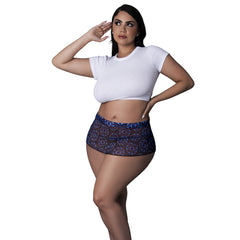 Hazy Dayz Butterfly Print Skirt – Queen Size