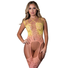 Seamless Body Stocking Ombre Sunset One Size