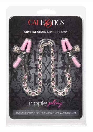 Nipple Play Crystal Chain Nipple Clamps