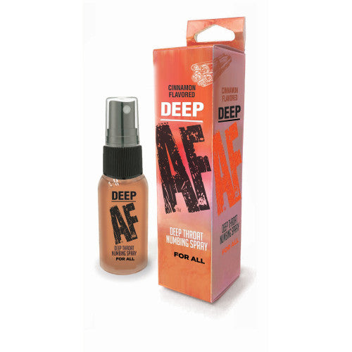 Deep AF Numbing Throat Spray – Instant Relief Spray for Comfortable Oral Play