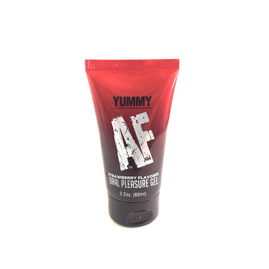 Yummy AF Strawberry Oral Pleasure Gel - Strawberry-Flavored Intimate Lubricant