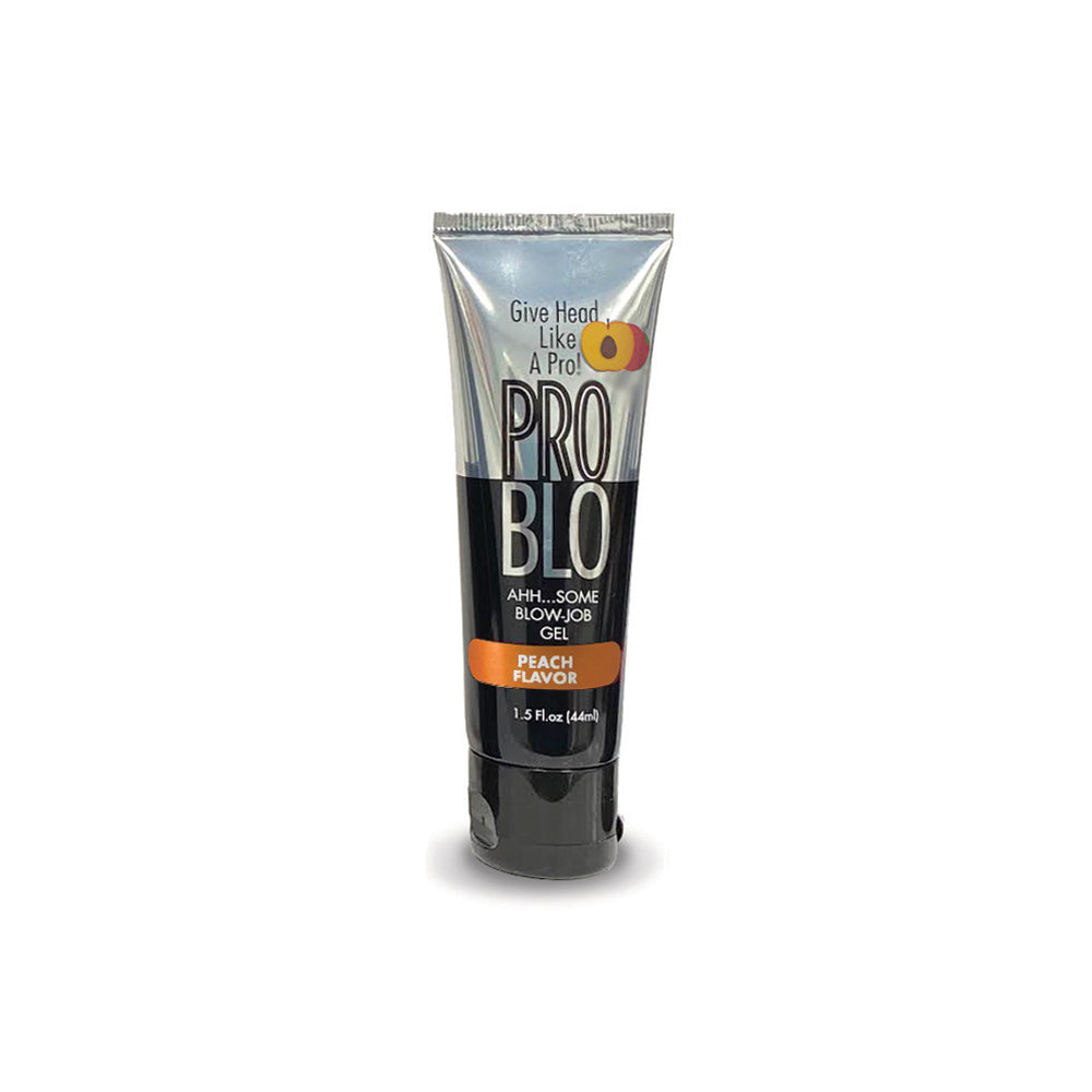 Pro Blo Peach Flavored Oral Pleasure Gel – Lubricant for Oral Use