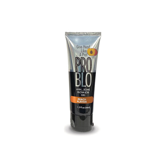 Pro Blo Peach Flavored Oral Pleasure Gel – Lubricant for Oral Use