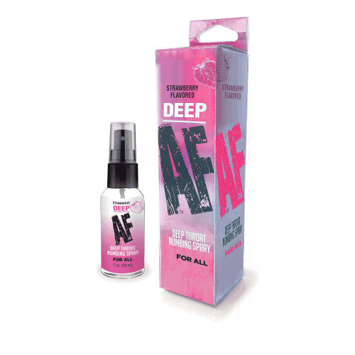Deep AF Numbing Throat Spray – Instant Relief Spray for Comfortable Oral Play