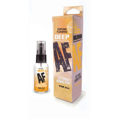 Deep AF Deep Throat Spray – Cupcake 1 oz. Numbing Spray for Comfortable Oral Play