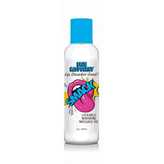 Smack Lickable Massage Oil – Blue Raspberry Flavor, 2 oz