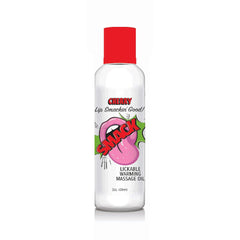 Smack Cherry Lickable Massage Oil – Edible, 2 oz