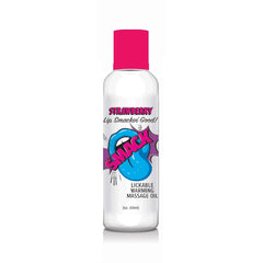 Smack Lickable Massage Oil Strawberry Flavor, 2 oz - Edible Massage Oil