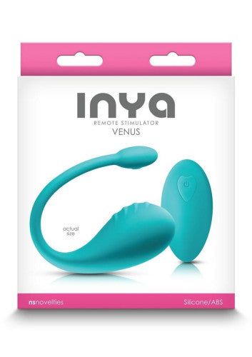 Inya Venus Rechargeable Silicone Vibrator with Remote - Luxurious & Hands-Free Pleasure