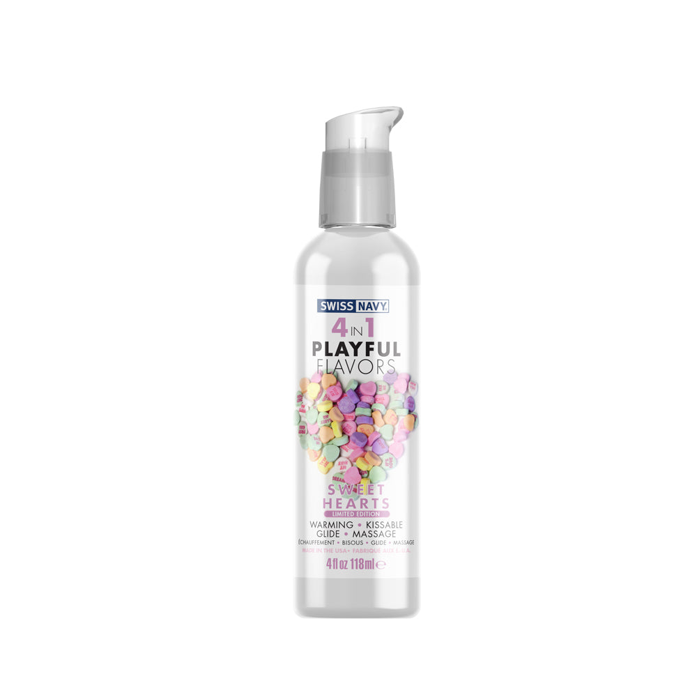 Swiss Navy 4-in-1 Sweet Heart Lubricant, 4 oz