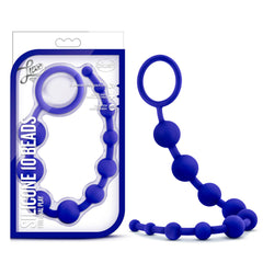 Indigo Silicone Beads - 10-Piece Luxe Bead Set