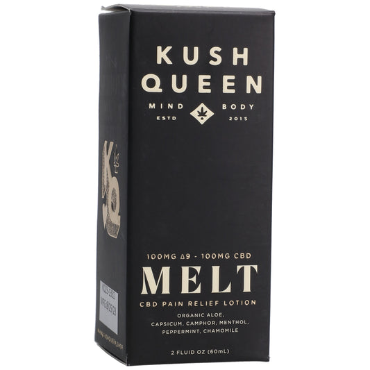 Kush Queen Melt Pain Relief Lotion 100mg Delta 9 / 100mg Cbd 2 oz.
