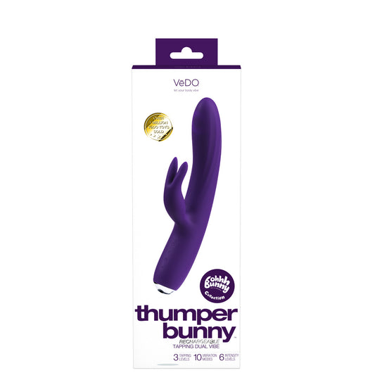 Thumper Bunny Rechargeable Dual Vibe Deep Purple