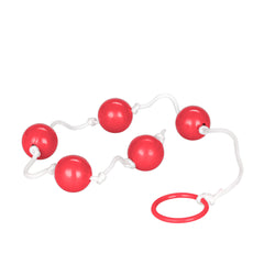 Medium Red Anal Beads – Beaded Anal Toy for Pleasure