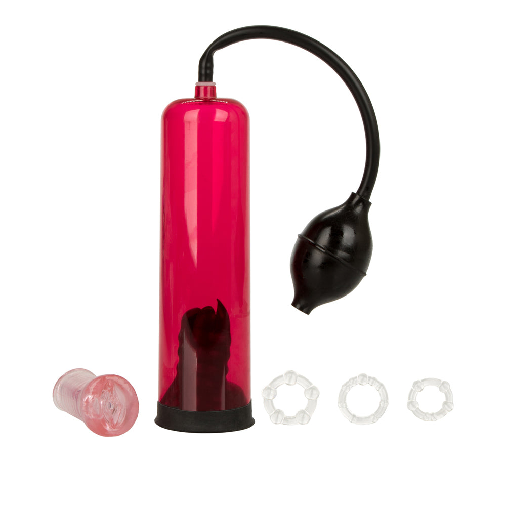Optimum Series Masturstroke Masturbation Kit for Men - Red
