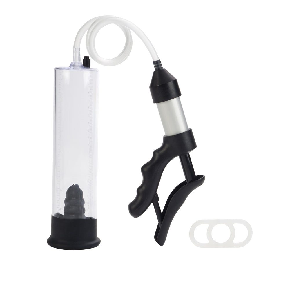 Optimum Series Quick-Draw Vacuum Pump, Clear