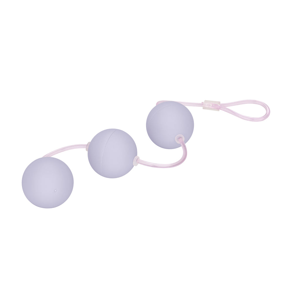 Purple First Time Triple Love Balls - Beginner Kegel Exercise Balls