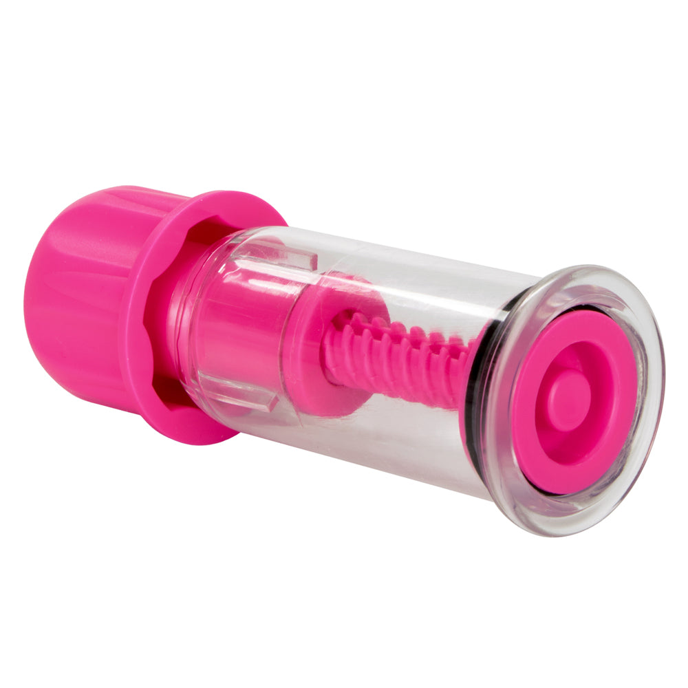 Pink Nipple Vacuum Suckers – Twist Design for Nipple Play