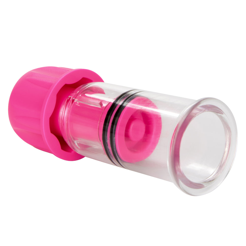 Pink Nipple Vacuum Suckers – Twist Design for Nipple Play