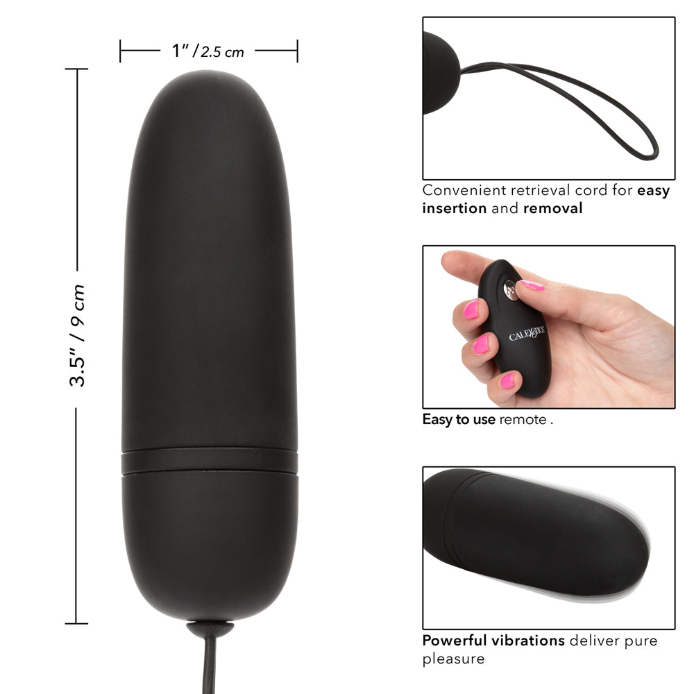 Silicone Remote Bullet Black