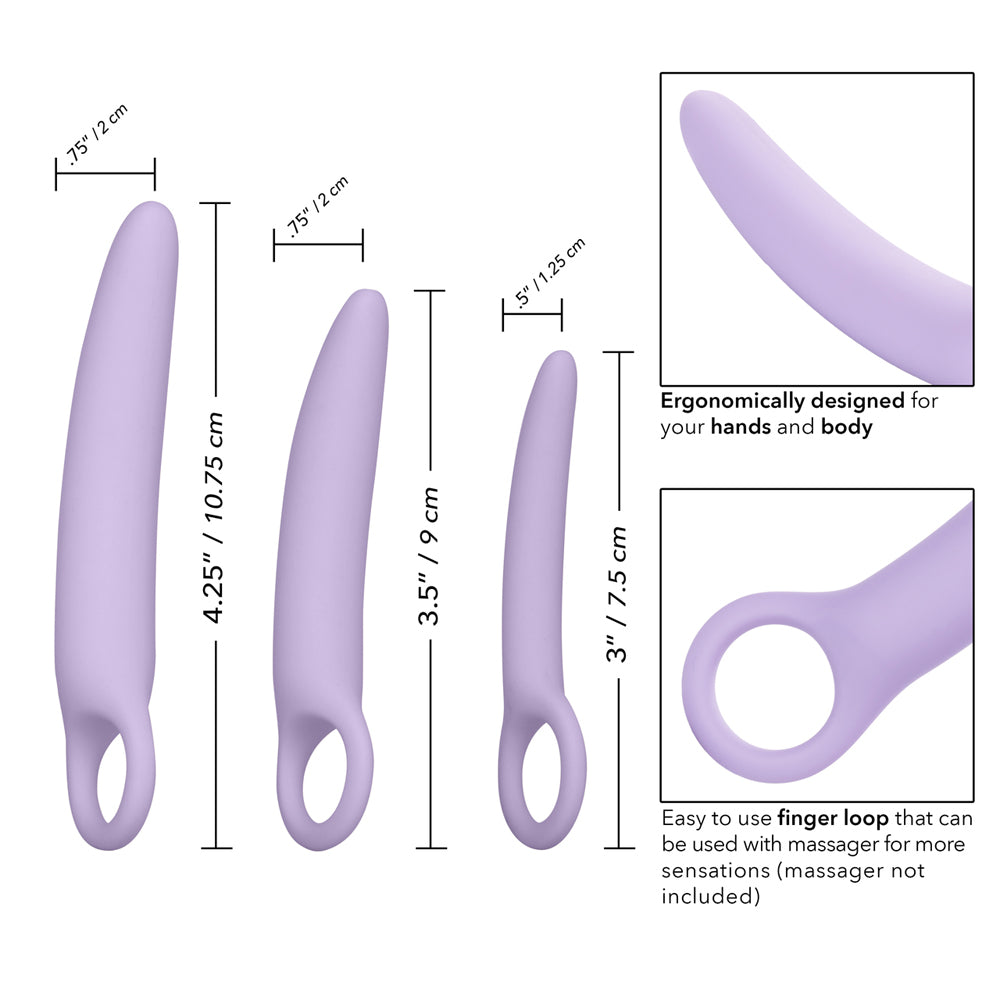 Dr. Laura Berman Alena 3-Piece Silicone Vaginal Dilator Set