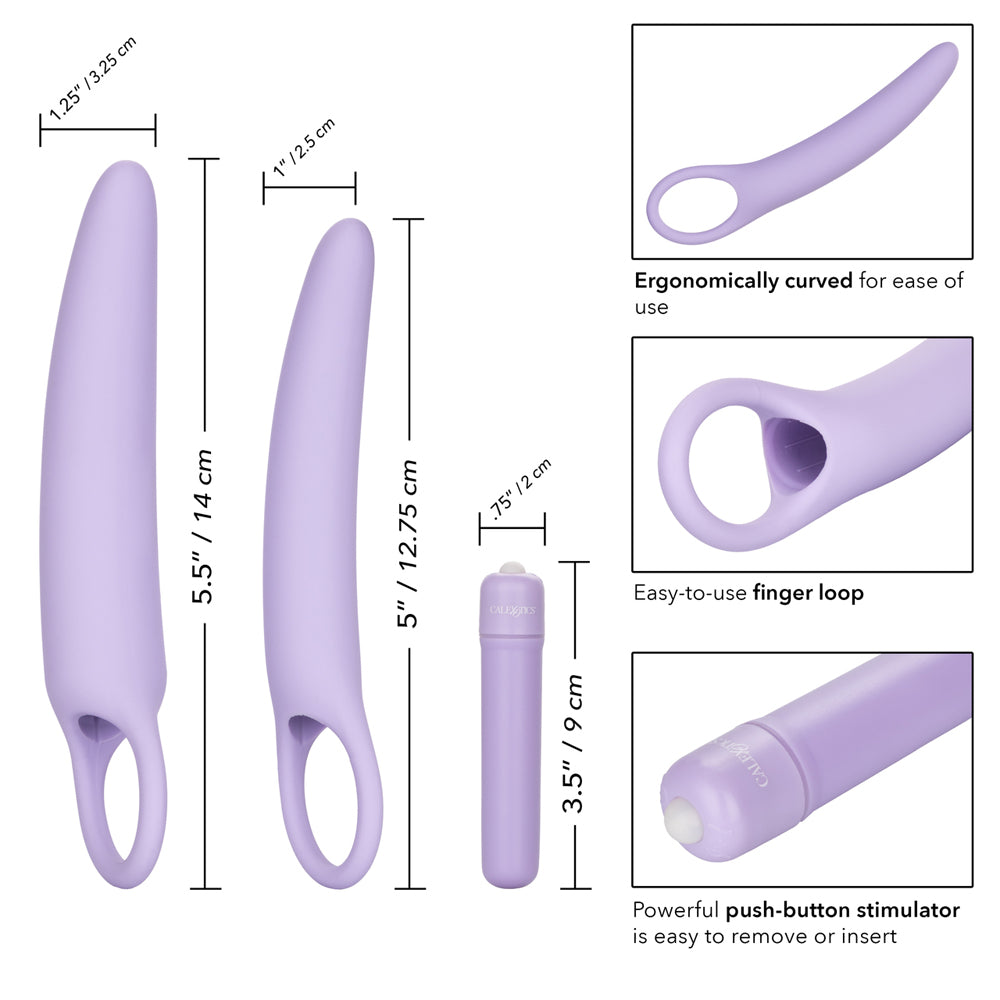 Dr. Laura Berman Isabelle 2-Pack Vibrating Silicone Dilators