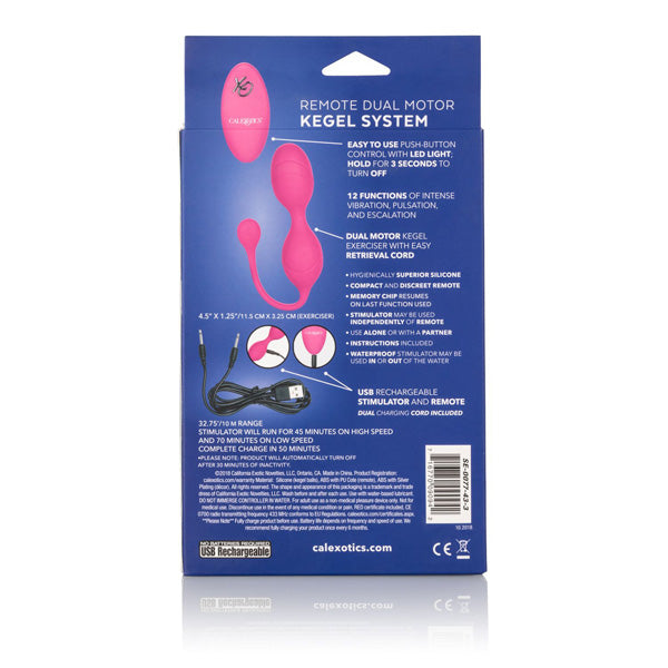 Remote-Controlled Dual-Motor Kegel Exerciser for Pelvic Floor Training