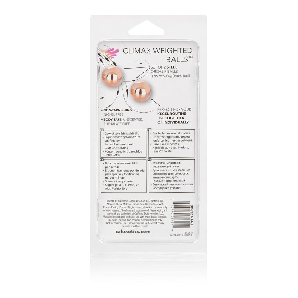 Climax Weighted Kegel Balls for Pelvic Floor Training